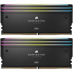 Оперативная память Corsair Dominator Titanium RGB Black 96 ГБ (48 ГБ x 2 шт.) DDR5 6600 МГц (CMP96GX5M2B6600C32)