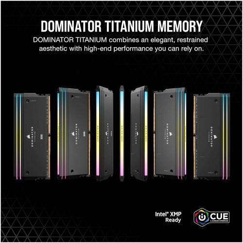 Оперативная память Corsair Dominator Titanium RGB Black 96 ГБ (48 ГБ x 2 шт.) DDR5 6600 МГц (CMP96GX5M2B6600C32) 7