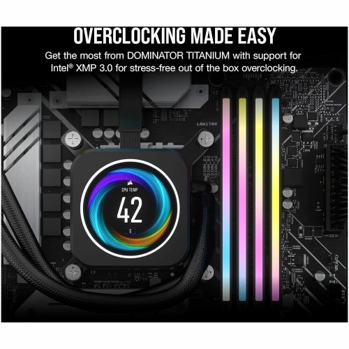 Оперативная память Corsair Dominator Titanium RGB Black 96 ГБ (48 ГБ x 2 шт.) DDR5 6600 МГц (CMP96GX5M2B6600C32) 8