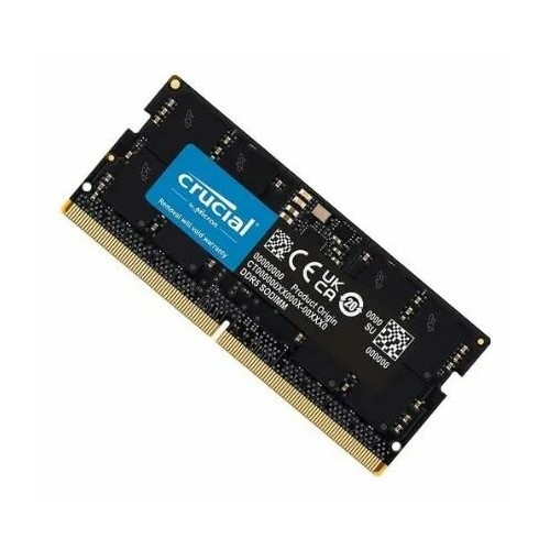 Оперативная память Crucial 16 ГБ DDR5 4800 МГц SODIMM CL40 (CB16GS4800) 
