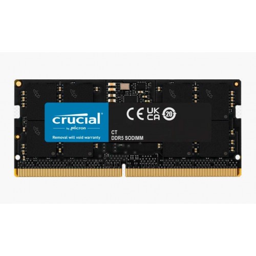 Оперативная память Crucial 16 ГБ DDR5 4800 МГц SODIMM (CT16G48C40S5) 