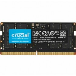 Оперативная память Crucial 16 ГБ DDR5 5600 МГц SODIMM CL46 (CT16G56C46S5)