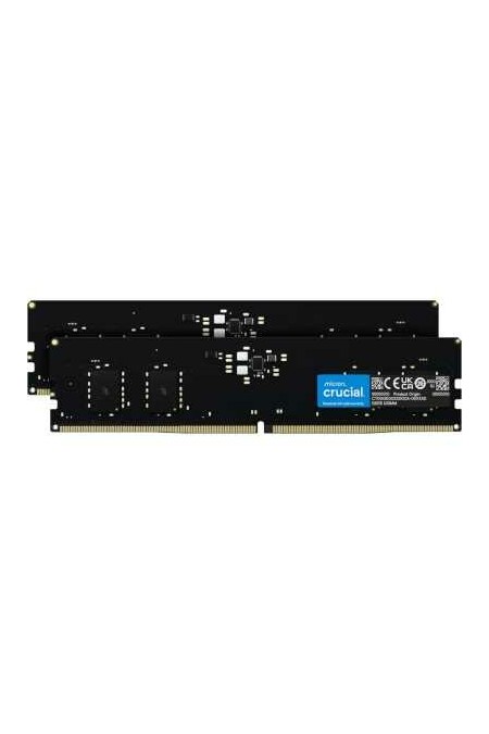 Оперативная память Crucial 32 ГБ (16 ГБ x 2 шт.) DDR5 5600 МГц UDIMM CL46 (CT2K32G56C46U5) 