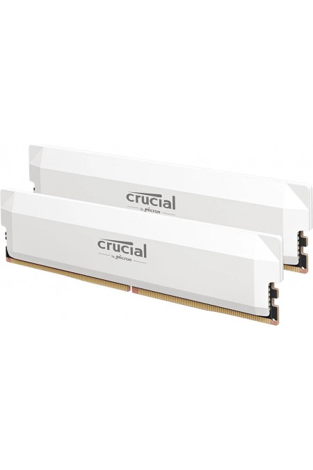 Оперативная память Crucial Pro 64 ГБ (32 ГБ x 2 шт.) DDR5 6400 МГц UDIMM CL40 (CP2K32G64C40U5W) 