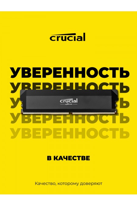 Оперативная память Crucial Pro Overclocking Kit 32 ГБ (16 ГБ x 2 шт.) DDR5 6000 МГц UDIMM (CP2K16G60C36U5B) 7