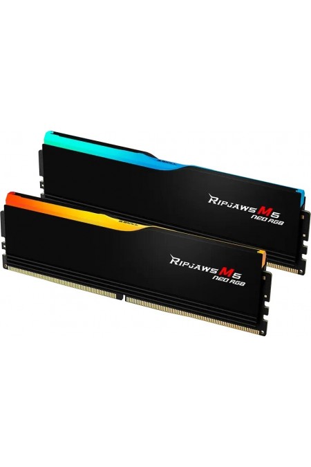 Оперативная память G.SKILL Rip Jaws M5 Neo RGB 64 ГБ (32 ГБ x 2 шт.) DDR5 6000 МГц DIMM CL30 (F5-6000J3040G32GX2-RM5NRK) 