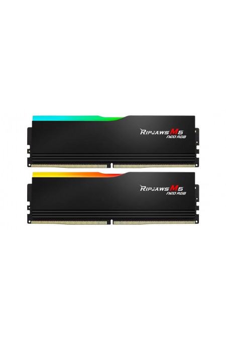 Оперативная память G.SKILL Ripjaws M5 Neo RGB 32 ГБ (16 ГБ x 2 шт.) DDR5 6000 МГц DIMM CL36 (F5-6000J3636F16GX2-RM5NRK) 