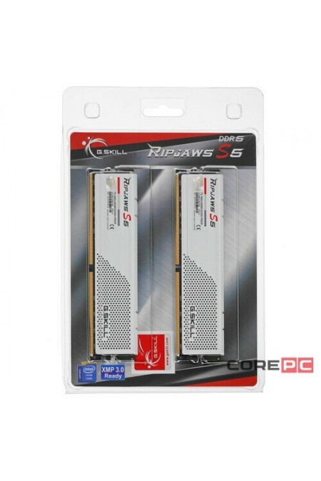 Оперативная память G.SKILL Ripjaws S5 64 ГБ (32 ГБ x 2 шт.) DDR5 5600 МГц DIMM CL36 (F5-5600J3636D32GX2-RS5W) 5