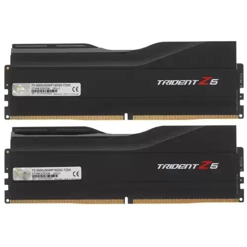 Оперативная память G.SKILL Trident Z5 32 ГБ (16 ГБ x 2 шт.) DDR5 6000 МГц DIMM CL30 (F5-6000J3040F16GX2-TZ5K) 2