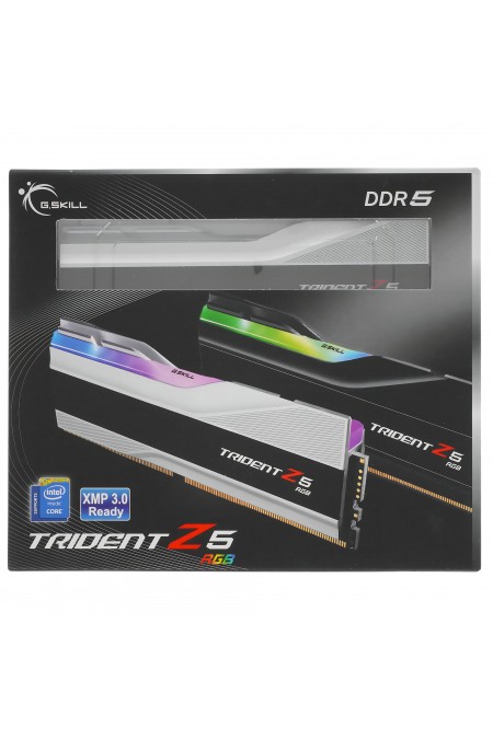 Оперативная память G.Skill TRIDENT Z5 RGB 32 ГБ (16 ГБ x 2 шт.) DDR5 6400 МГц DIMM CL32 (F5-6400J3239G16GX2-TZ5RS) 5