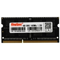 Оперативная память KingSpec 4 ГБ DDR3 1600 МГц DIMM CL11 (KS1600D3N13504G)