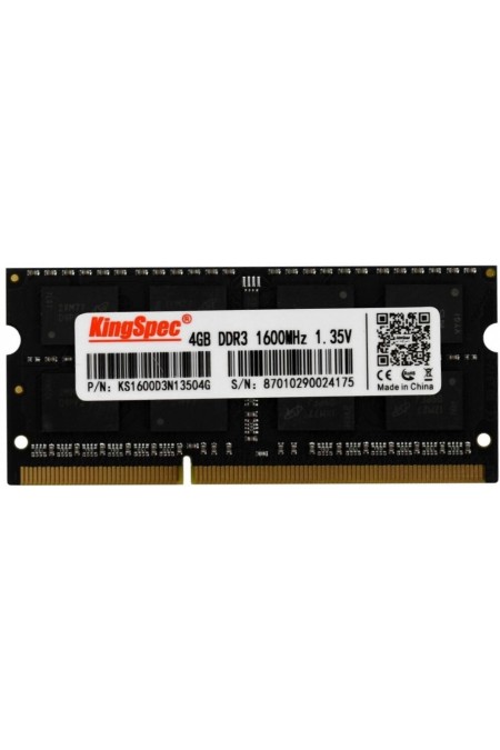 Оперативная память KingSpec 4 ГБ DDR3 1600 МГц DIMM CL11 (KS1600D3N13504G) 