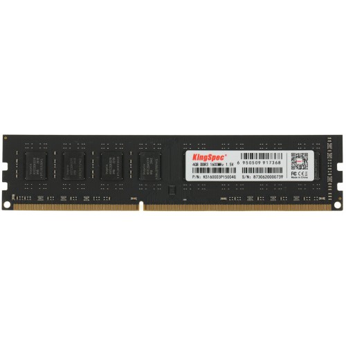 Оперативная память KingSpec 4 ГБ DDR3 1600 МГц DIMM CL11 (KS1600D3P15004G) 4