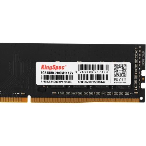 Оперативная память KingSpec 8 ГБ DDR4 2400 МГц DIMM (KS2400D4P12008G) 1