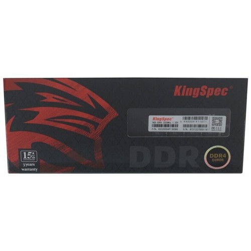 Оперативная память Kingspec 8 ГБ DDR4 3200 МГц DIMM CL17 (KS3200D4P13508G) 