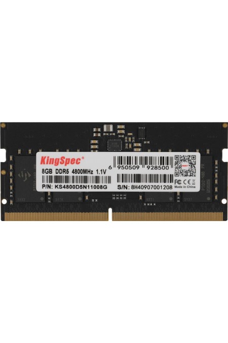Оперативная память KingSpec 8 ГБ DDR5 4800 МГц DIMM CL40 (KS4800D5N11008G) 