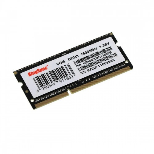 Оперативная память KingSpec DDR3 8GB 1600 МГц SODIMM CL11 (KS1600D3N13508G) 