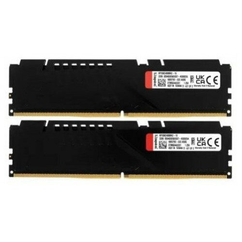 Оперативная память Kingston 16 ГБ (8 ГБ x 2 шт.) DDR5 5600 МГц DIMM CL40 (KF556C40BBK2-16) 4