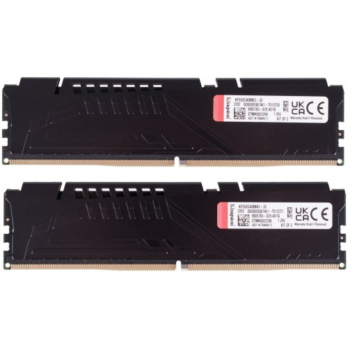 Оперативная память Kingston 32 ГБ (16 ГБ x 2 шт.) DDR5 5200 МГц DIMM CL40 (KF552C40BBK2-32) 2