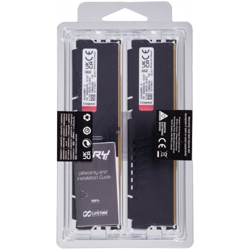 Оперативная память Kingston 32 ГБ (16 ГБ x 2 шт.) DDR5 5200 МГц DIMM CL40 (KF552C40BBK2-32) 6