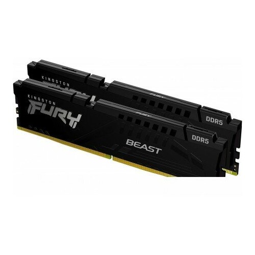 Оперативная память Kingston 64 ГБ (32 ГБ x 2 шт.) DDR5 5600 МГц DIMM CL36 (KF556C36BBE2K2-64) 