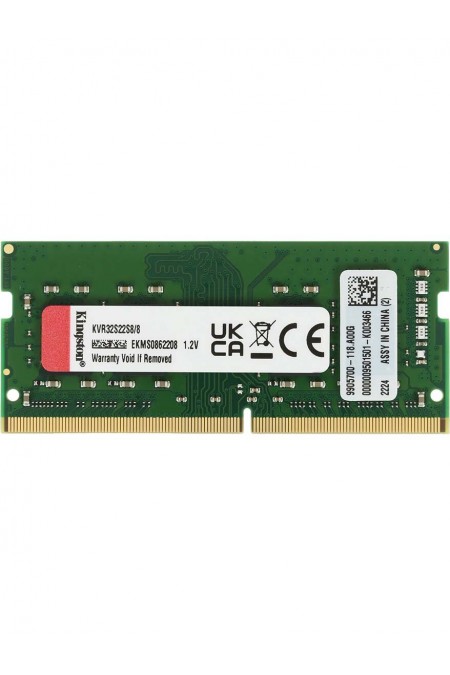 Оперативная память Kingston 8 ГБ DDR4 3200 МГц SODIMM CL22 (KVR32S22S8/8WP) 