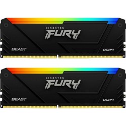 Оперативная память Kingston Beast RGB 32 ГБ (16 ГБ x 2 шт.) DDR4 3200 МГц DIMM CL16 (KF432C16BB2AK2/32)