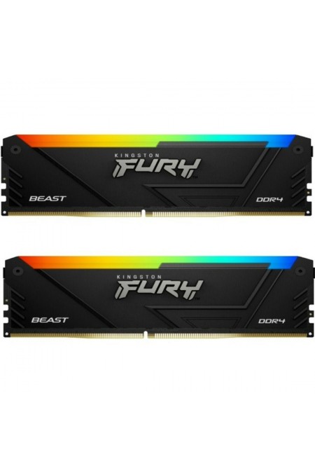 Оперативная память Kingston Beast RGB 32 ГБ (16 ГБ x 2 шт.) DDR4 3200 МГц DIMM CL16 (KF432C16BB2AK2/32) 