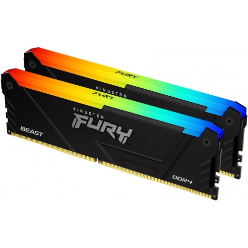 Оперативная память Kingston Beast RGB 32 ГБ (16 ГБ x 2 шт.) DDR4 3200 МГц DIMM CL16 (KF432C16BB2AK2/32) 1