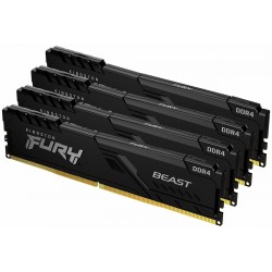 Оперативная память Kingston FURY Beast 128 ГБ (32 ГБ x 4 шт.) DDR4 3200 МГц DIMM CL16 (KF432C16BBK4/128)