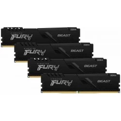 Оперативная память Kingston FURY Beast 128 ГБ (32 ГБ x 4 шт.) DDR4 3200 МГц DIMM CL16 (KF432C16BBK4/128)