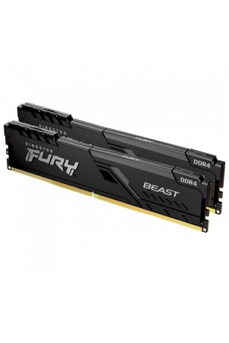 Оперативная память Kingston FURY Beast 16 ГБ (8 ГБ x 2 шт.) DDR4 3200 МГц DIMM CL16 (KF432C16BBK2/16) 