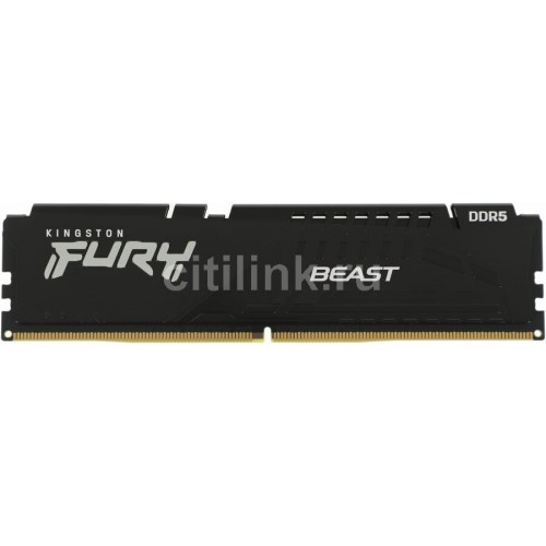 Оперативная память Kingston FURY Beast 16 ГБ DDR5 5200 МГц DIMM CL40 (KF552C40BB-16) 5