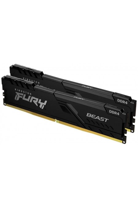 Оперативная память Kingston FURY Beast 32 ГБ (16 ГБ x 2 шт.) DDR4 3200 МГц DIMM CL16 (KF432C16BB1K2/32) 