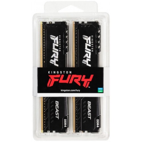 Оперативная память Kingston FURY Beast 32 ГБ (16 ГБ x 2 шт.) DDR4 3600 МГц DIMM CL18 (KF436C18BBK2/32) 1