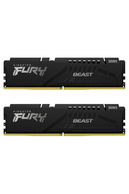 Оперативная память Kingston Fury Beast 32 ГБ (16 ГБ x 2 шт.) DDR5 5600 МГц DIMM CL40 (KF556C40BBK2/32) 1