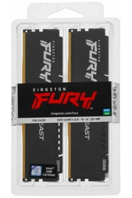 Оперативная память Kingston Fury Beast 32 ГБ (16 ГБ x 2 шт.) DDR5 5600 МГц DIMM CL40 (KF556C40BBK2/32) 4