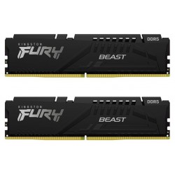 Оперативная память Kingston FURY Beast 32 ГБ (16 ГБ x 2 шт.) DDR5 5600 МГц (KF556C40BBK2-32)