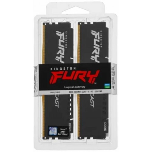 Оперативная память Kingston FURY Beast 32 ГБ (16 ГБ x 2 шт.) DDR5 5600 МГц (KF556C40BBK2-32) 4