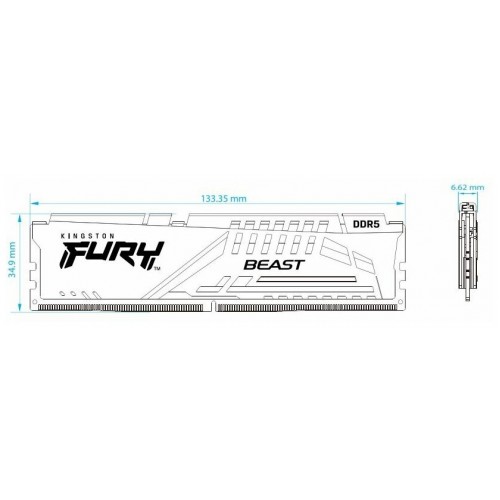 Оперативная память Kingston FURY Beast 32 ГБ (16 ГБ x 2 шт.) DDR5 5600 МГц (KF556C40BBK2-32) 5