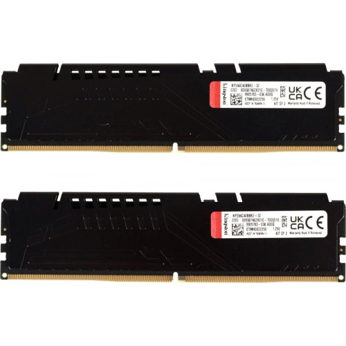 Оперативная память Kingston FURY Beast 32 ГБ (16 ГБ x 2 шт.) DDR5 5600 МГц (KF556C40BBK2-32) 7