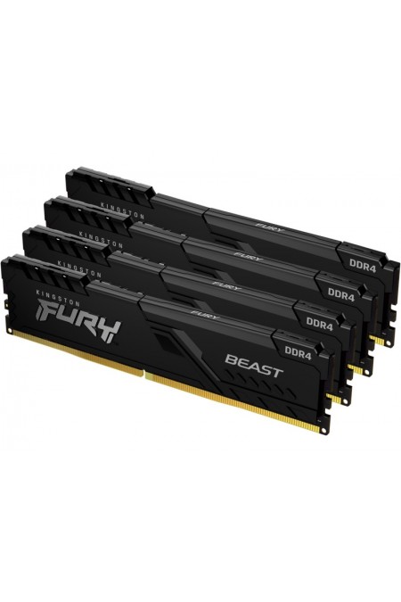 Оперативная память Kingston FURY Beast 32 ГБ (8 ГБ x 4 шт.) DDR4 3200 МГц DIMM CL16 (KF432C16BBK4/32) 2
