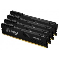 Оперативная память Kingston FURY Beast 32 ГБ (8 ГБ x 4 шт.) DDR4 3600 МГц DIMM CL17 (KF436C17BBK4/32)