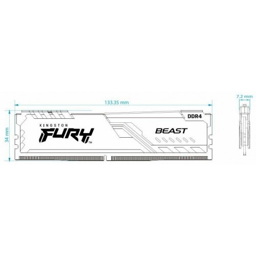 Оперативная память Kingston FURY Beast 32 ГБ DDR4 3200 МГц DIMM CL16 (KF432C16BB/32) 5
