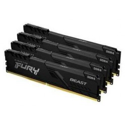 Оперативная память Kingston FURY Beast 64 ГБ (16 ГБ x 4 шт.) DDR4 3600 МГц DIMM CL18 (KF436C18BBK4/64)