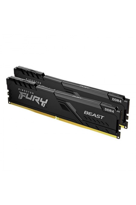 Оперативная память Kingston FURY Beast 64 ГБ (32 ГБ x 2 шт.) DDR4 3200 МГц DIMM CL16 (KF432C16BBK2/64) 