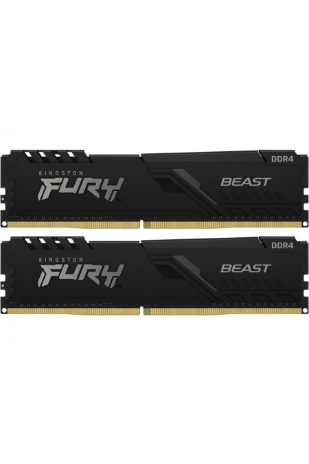 Оперативная память Kingston FURY Beast 64 ГБ (32 ГБ x 2 шт.) DDR4 3600 МГц DIMM CL18 (KF436C18BBK2/64) 