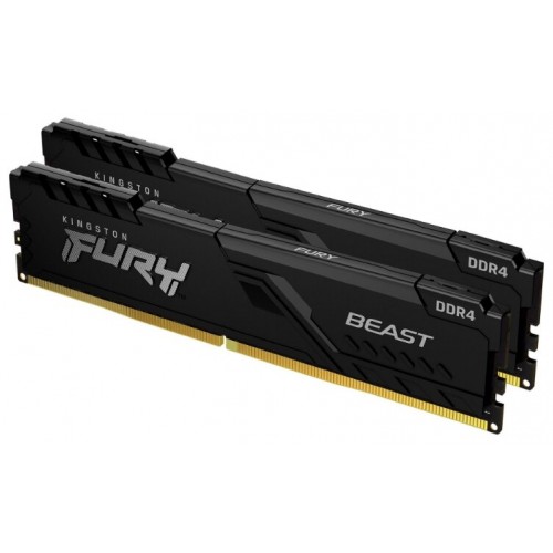 Оперативная память Kingston FURY Beast 64 ГБ (32 ГБ x 2 шт.) DDR4 3600 МГц DIMM CL18 (KF436C18BBK2/64) 