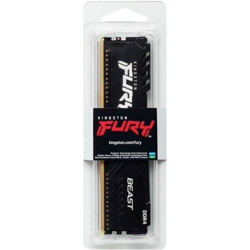 Оперативная память Kingston FURY Beast 8 ГБ DDR4 3200 МГц DIMM CL16 (KF432C16BB/8) 3