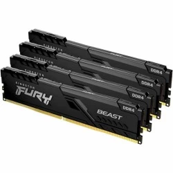 Оперативная память Kingston FURY Beast Black 128 ГБ (32 ГБ x 4 шт.) DDR4 3600 МГц DIMM CL18 (KF436C18BBK4/128)